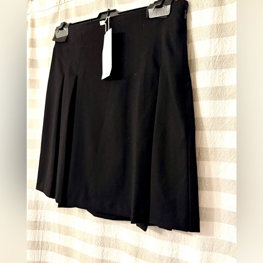 NWT Mango Black pleated mini Skirt, sz 0 - Picture 2 of 15